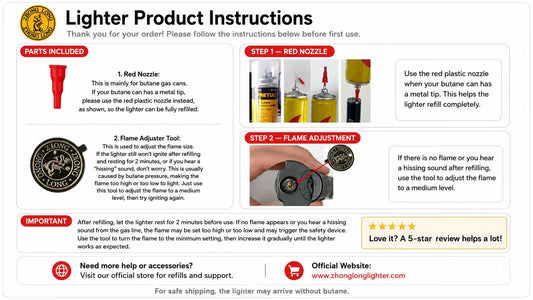 Butane Lighter Won't Light After Refilling? Safe Troubleshooting Guide