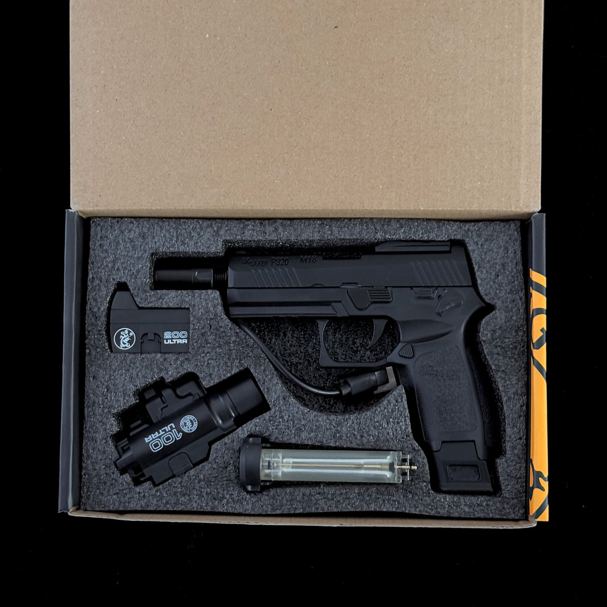 Refillable butane jet lighter, alternate angle