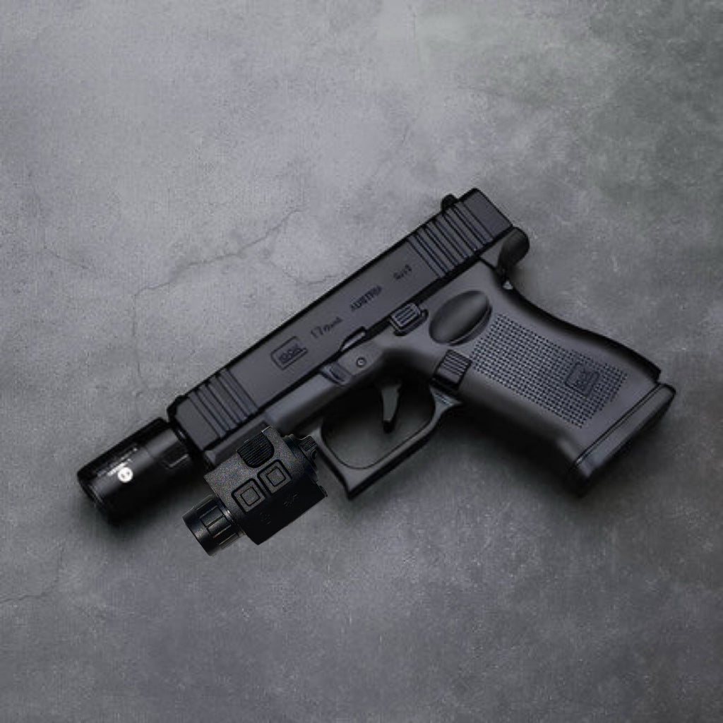 Glock 17 Tactics Lighter with Laser Sight & Refillable Torch