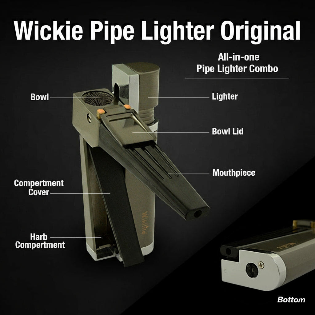 Multifunction Portable Pipe Lighter portable all-in-one EDC design