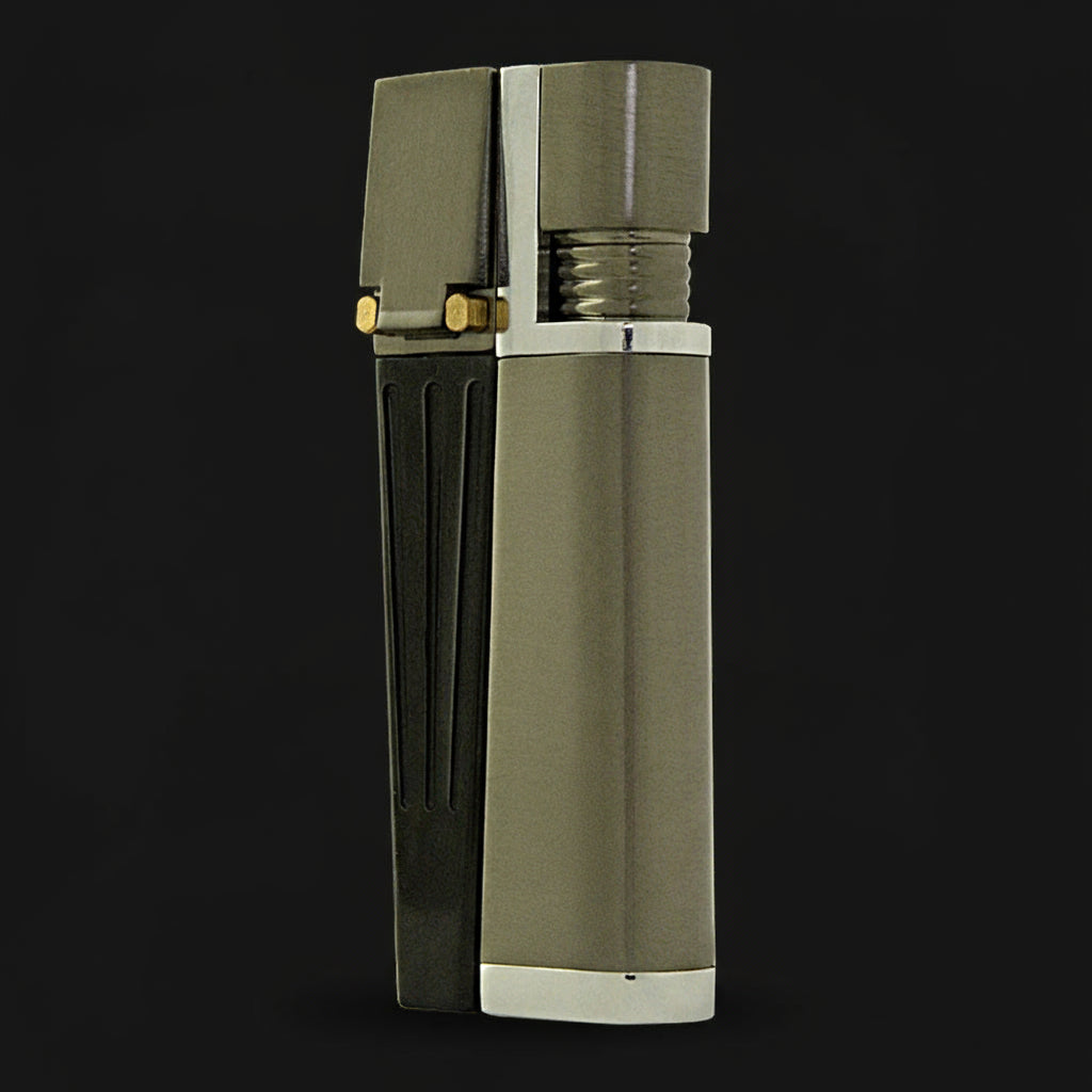 Multifunction Portable Pipe Lighter with fold-out pipe-style stem